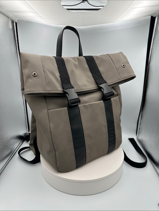 Roots Other - Roots Roll-Top Backpack in Taupe with Buckles